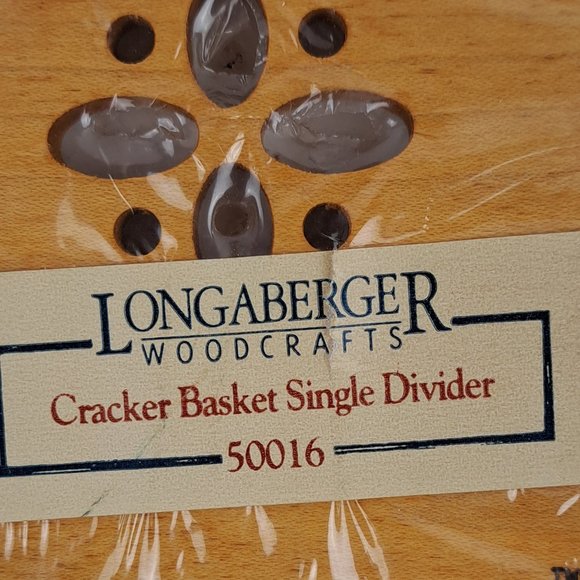 Longaberger Woodcrafts Bread and Cracker Basket Single Dividers New in Package - Picture 7 of 11